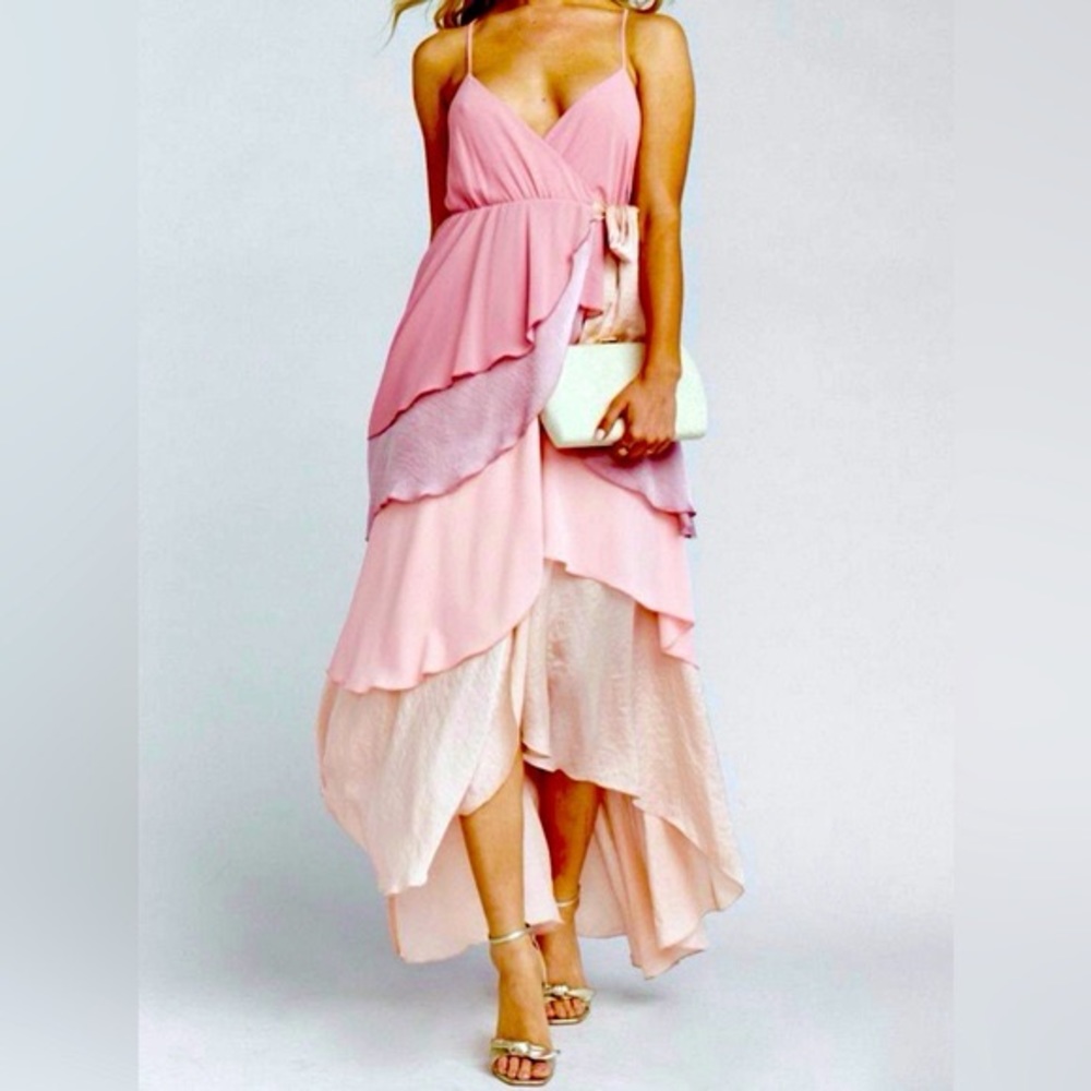 Show Me Your Mumu maxi ruffle oracle dress